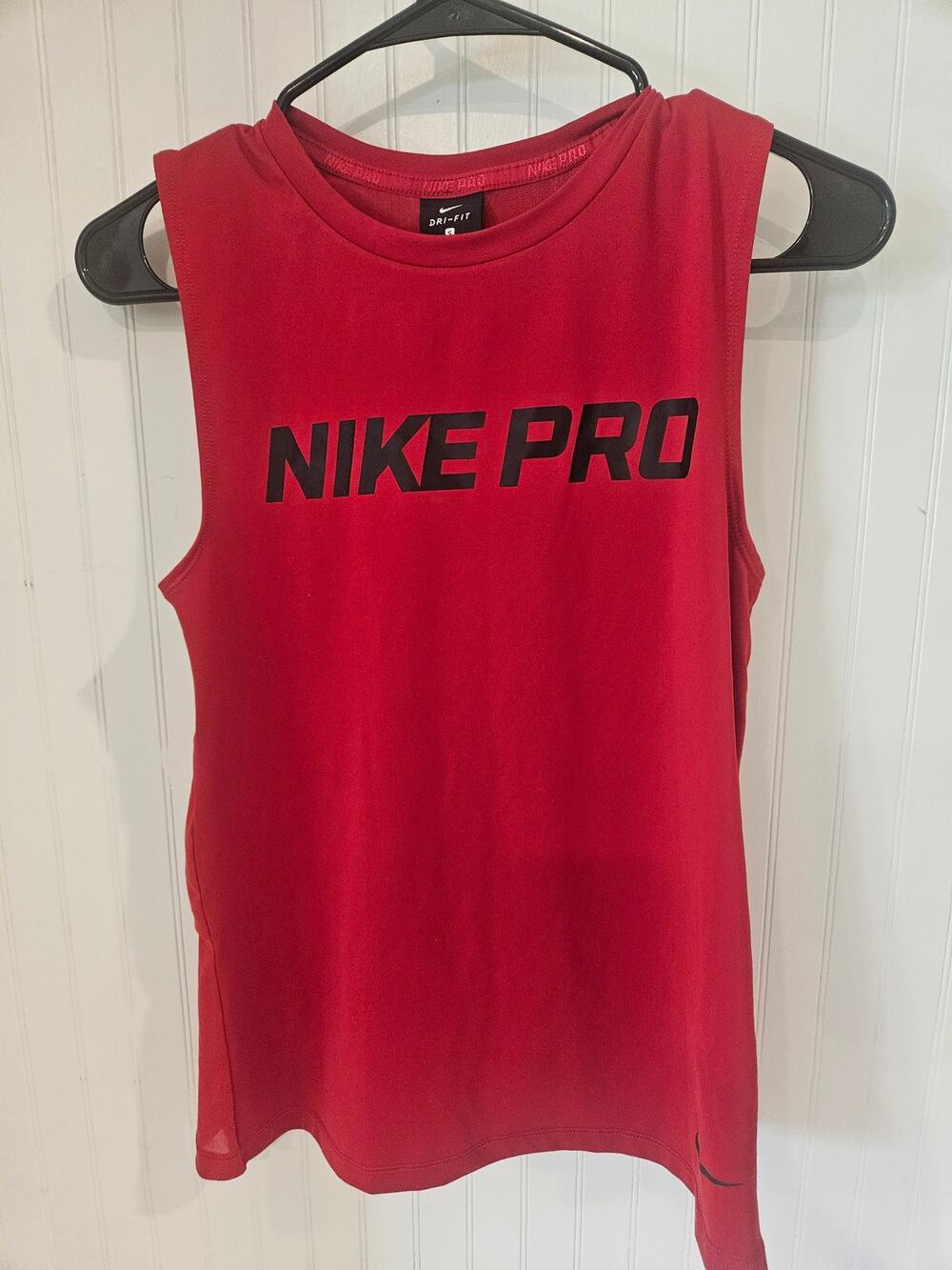 Nike Pro Mens Red Performance Tank Top – Size Small